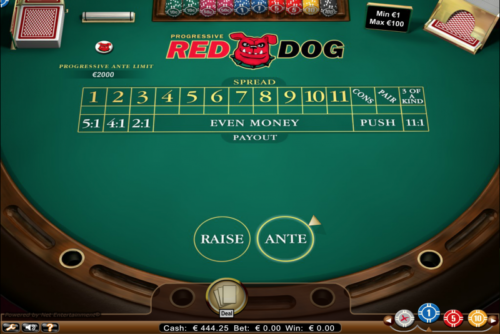 آموزش بازی پوکر سگ قرمز «Red Dog Poker»