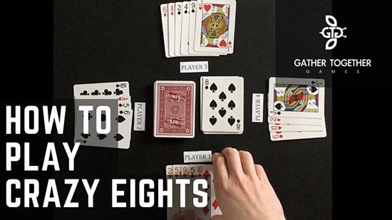 آموزش بازی هشت دیوانه Crazy Eights با پاسور + قوانین و ترفندها