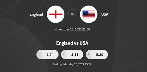 پیش بینی بازی انگلیس و آمریکا در جام جهانی 2022