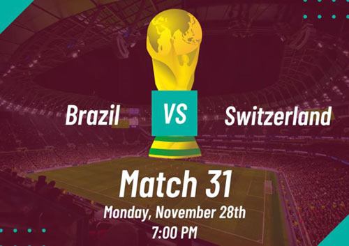 پیش بینی بازی برزیل و سوئیس جام جهانی 2022