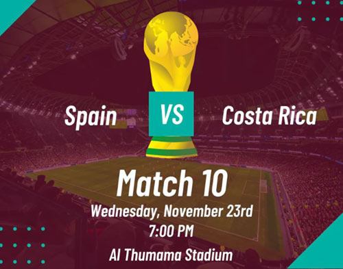 پیش بینی بازی اسپانیا و کاستاریکا جام جهانی 2022